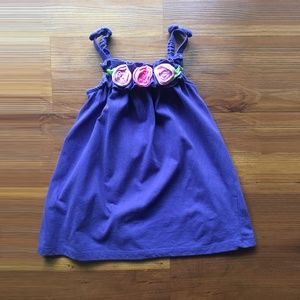 Jillian's Closet | Purple Dress + Ruched Flowers